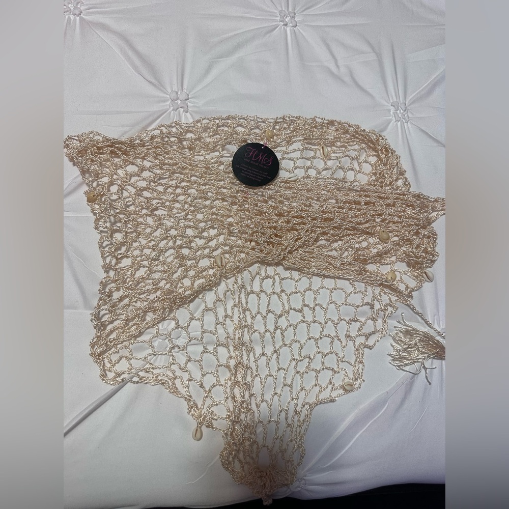 Knitted swim cover-up
